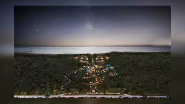 El complejo ecoturístico Riviera Maya estaría en la zona de Punta Ina, colindante a los terrenos del banco de materia del Calica
