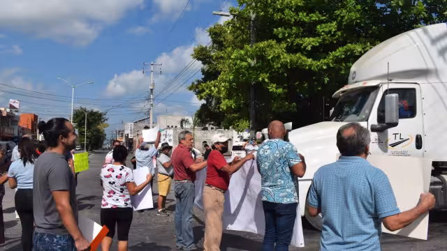 Habitantes aseguran que habrá más manifestaciones en Progreso por la construcción del viaducto elevado