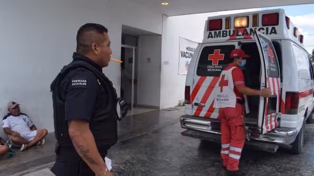 El herido fue trasladado para brindarle atención médica