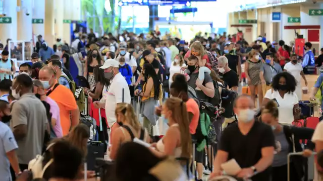 Este sábado el aeropuerto de Cancún anotó una nueva marca en lo que va de 2021, en el contexto del COVID-19
