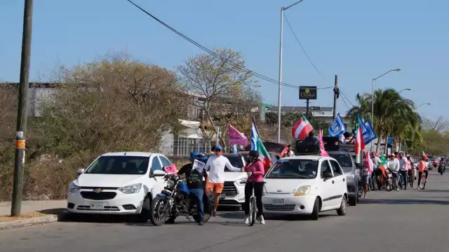 Sólo 40 personas asistieron a la “Rodada Rosa X Xochtl” en Ciudad Caucel