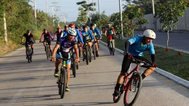 Fue la primera competencia ciclista presencial en meses