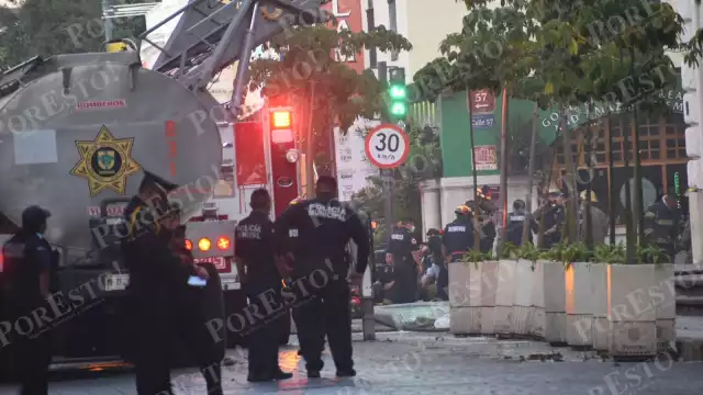 Sin lesionados, en el incendio del Teatro Peón Contreras de Mérida confirma SSP