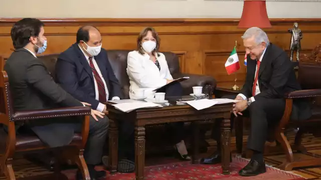 López Obrador, durante la llamada con Díaz-Canel