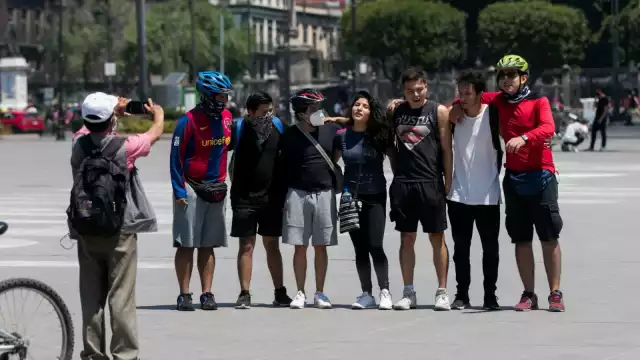 Capitalinos disfrutan el aire libre