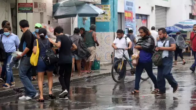 Las lluvias serán muy fuertes durante la tarde en Mérida