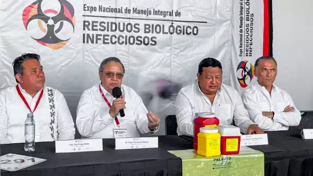 La exposición busca concientizar sobre los residuos biológicos infecciosos
