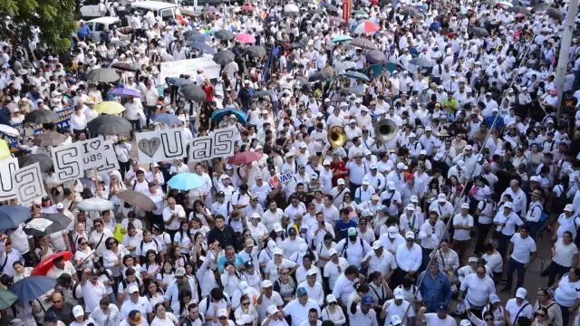 Las calles de Sinaloa lucieron llenas de estudiantes