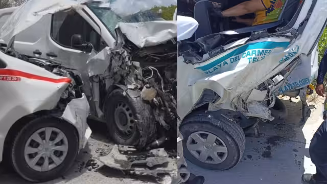 El accidente en Tulum dejó cuatro personas lesionadas, una de gravedad, que fue llevada al Hospital General de Playa del Carmen