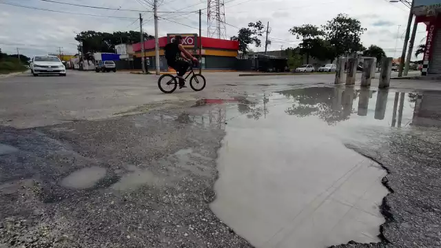 En uno de los municipios de Quintana Roo, más de medio millón de personas se quejan sobre el estado de las vialidades