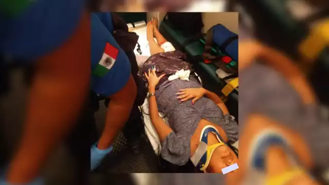 Los tripulantes del vehículo que cayó en un barranco en la vía a Campeche, fueron llevados a un hospital en Chetumal