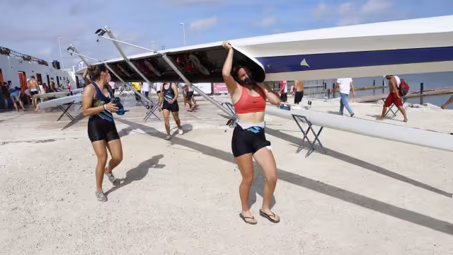 El equipo mexicano integrado por Devanih Plata, Lilian Armenta, Samantha Ojeda y Jimena Castellanos se impusieron con marca de 7.14.17 minutos