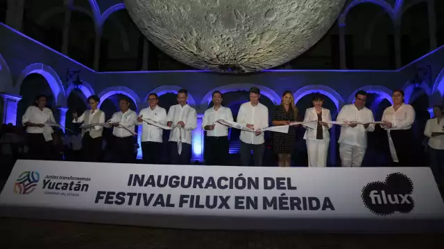 Inauguran la Feria Internacional de Luces 2022 en Mérida