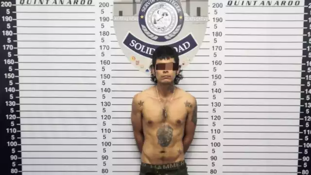 El hombre fue detenido y llevado a la FGE Quintana Roo tras descubrirlo drogándose en la colonia Luis Donaldo Colosio de Playa del Carmen