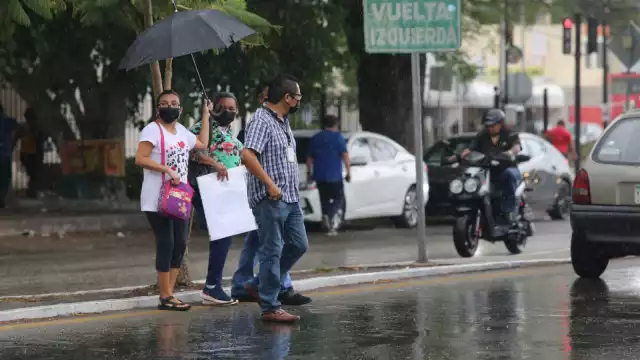 Al comenzar la semana se prevén lluvias moderadas en la Península de Yucatán