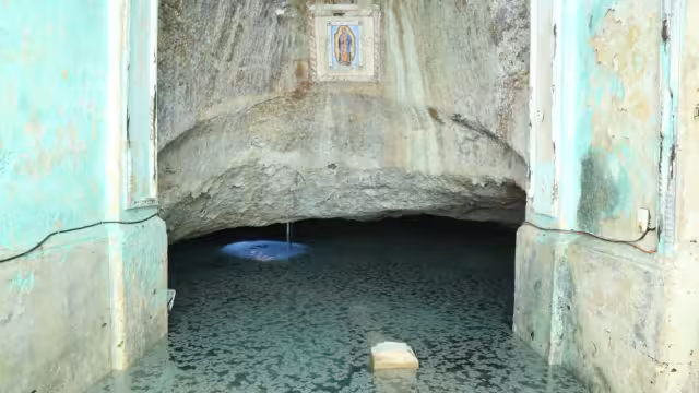 El cenote se ubica en el convento Villa María en Mérida
