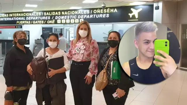 La señora y su acompañante abordaron un vuelo desde Paraguay  hacia el Aeropuerto Internacional de Cancún para verificar la búsqueda de su hijo
