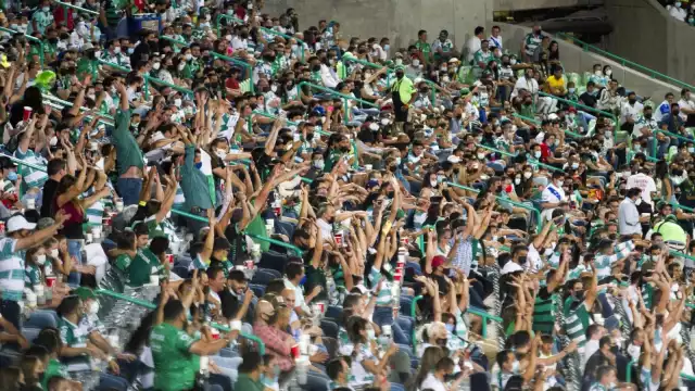 Afición de Santos Laguna en el Estadio Corona