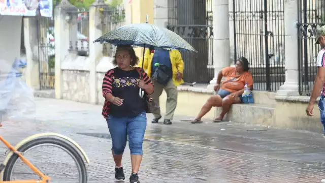 Se espera que las lluvias sean ligeras en Mérida