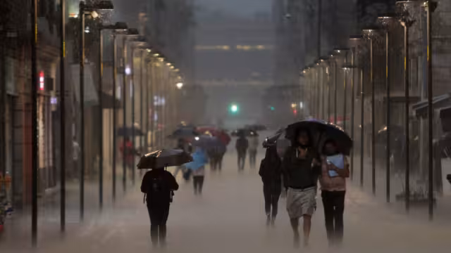 Las lluvias se presentaran en siete alcaldías de la CDMX. Foto: Cuartoscuro