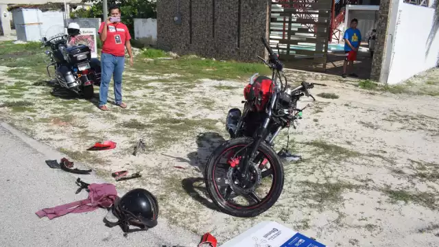 Se desconoce el estado de salud el motociclista