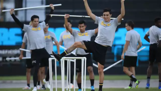 Se alistan para enfrentarse al Atlante en el estadio Andres Quintana Roo