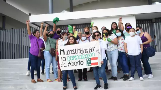 Mujeres marcharán de forma pacífica este miércoles por la despenalización del aborto en Mérida