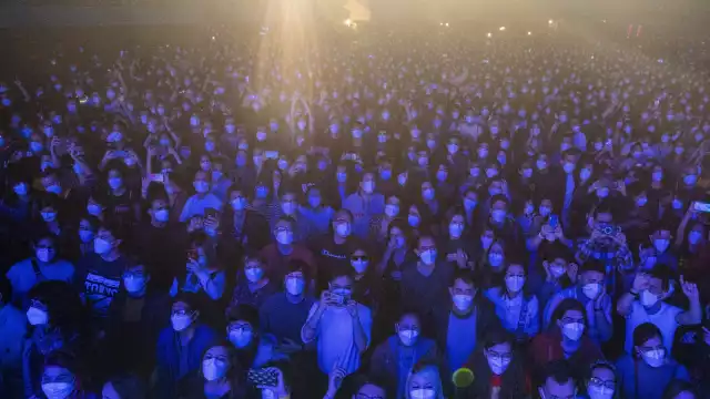 Es el primer espectáculo masivo en Europa en tiempos de pandemia