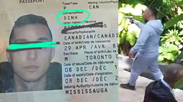 El fallecido (izq.), fue identificado como miembro de una céluda delictiva internacional; su asesino (der.), sigue prófugo