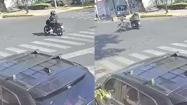 Los lesionados tras el choque entre motociclistas en la CDMX, fueron llevados a un hospital para su atención médica