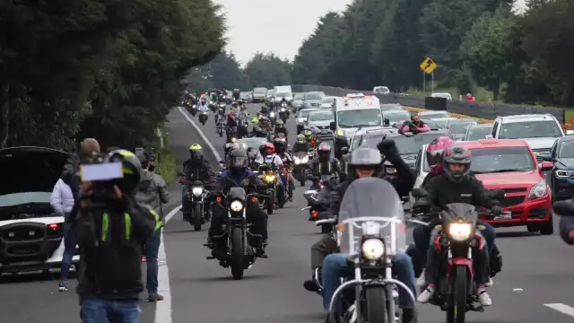 La rodada estuvo vigilada por la Guardia Nacional y paramédicos