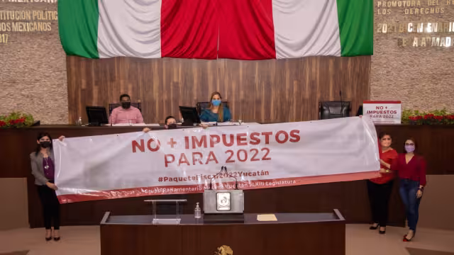Durante cinco horas los legisladores debatieron el presupuesto de Yucatán para el 2022, el cual no tuvo la aprobación de todas las bancadas