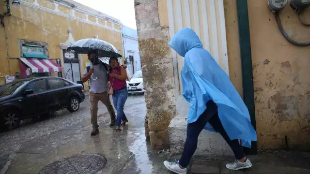 Se espera que las lluvias se registren durante la tarde en Mérida