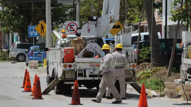La CFE anunció los cortes de luz en la zona