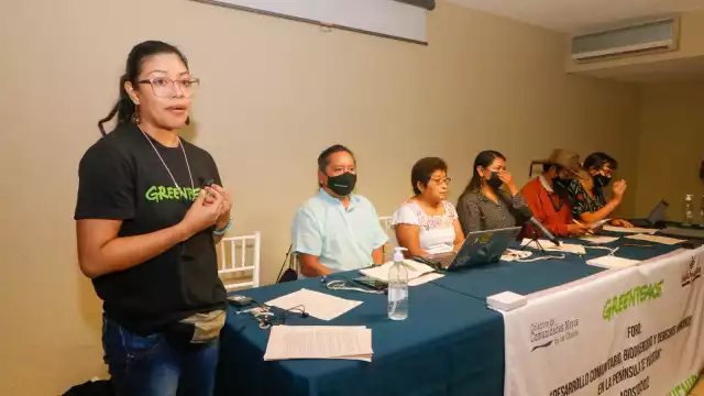 Los colectivos duraron más de 12 horas en la reunión con la presencia de Greenpeace; señalaron que urge regular a las empresas que destruyen los bienes comunes