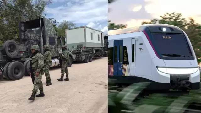 Los ingenieros de la Sedena montaron su campamento cerca de la carretera Tulum-Cobá, donde iniciarán los trabajos del Tren Maya