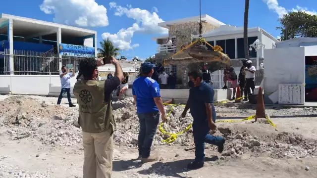 Fue en marzo del 2022 cuando el artefacto fue hallado mientras se realizaban las obras del Malecón Tradicional