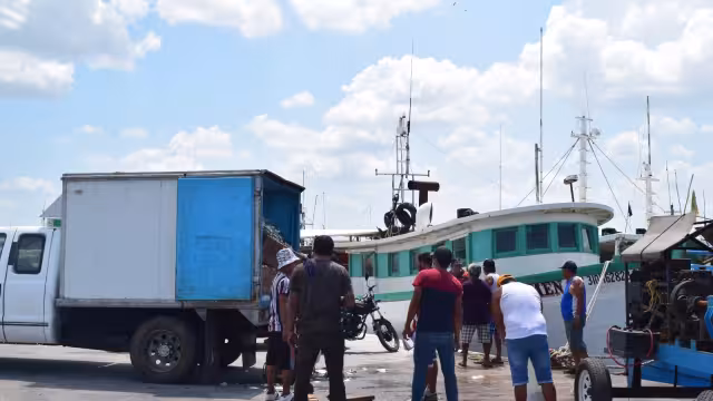 En Progreso, marineros dejaron listas sus embarcaciones para salir en busca de las escamas tipo rojo y negrillo en altamar.