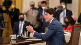 Justin Trudeau deseo una pronta recuperación en la publicación de Twitter. Foto: EFE