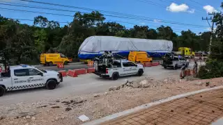 Los vagones del Tren Maya ya se encuentran en la cochera de Cancún