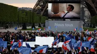 Emmanuel Macron pidió unidad por Francia de ahora en adelante y felicitó a Marine le Pen por la elección