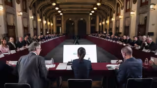 Presidenta Sheinbaum se reúne en Palacio Nacional con empresarios de IMMEX