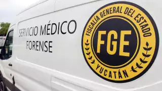 El lugar fue acordonado por elementos de la SSP Yucatán para el levantamiento del cuerpo