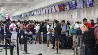 Grupo Aeroportuario del Sureste indicó que la mayoría de los viajeros movilizados en el aeropuerto de Cancún sólo en julio, eran de origen extranjero