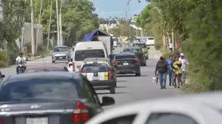La caminata es de todos los días en Cancún