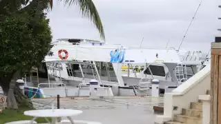 Aunque pronosticaban operar del 80 al 90 por ciento, debido al clima, el puerto se mantuvo cerrado tres días