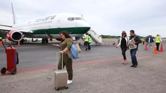 Aterrizó en territorio quintanarroense proveniente del AIFA