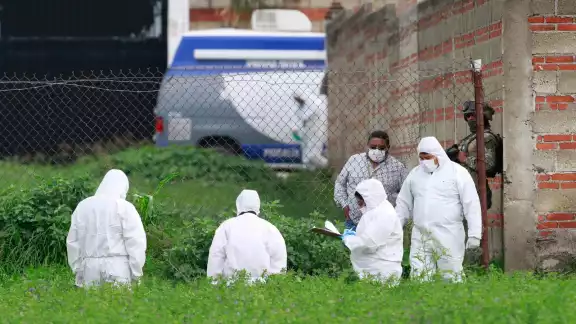 Durante la mañana fueron encontrado nueve cuerpos ejecutados presuntamente por el CJNG. Foto: EFE Durante la mañana fueron encontrado nueve cuerpos ejecutados presuntamente por el CJNG. Foto: EFE