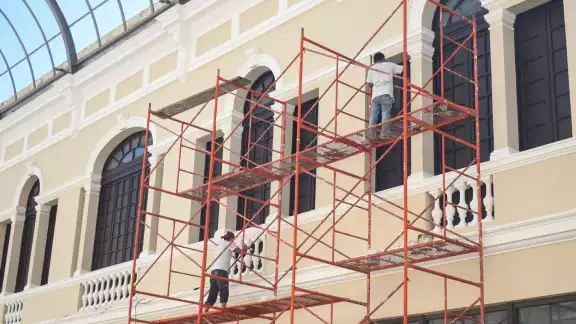 Como parte del proyecto se demolieron agragados históricos; El INAH afirmó que a finales de enero concluirá la primera etapa de la obra