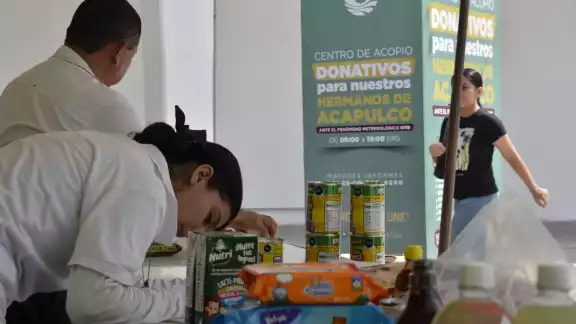 Se exhorta a la población a seguir apoyando a los afectados con productos perecederos y de higiene, en breve se darán a conocer sitios de concentración